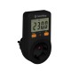Енергометр цифровий (W/V/A/C/KWh) СolorWay для розетки (16A/3680W) (CW-VM16-01D)