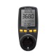 Енергометр цифровий (W/V/A/C/Hz/KWh) СolorWay для розетки (16A/3680W) (CW-VM16-02D)