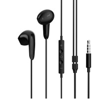 Гарнітура СolorWay 3.5 mm Wired Earphone Sound Wave Black (CW-WD04BK)