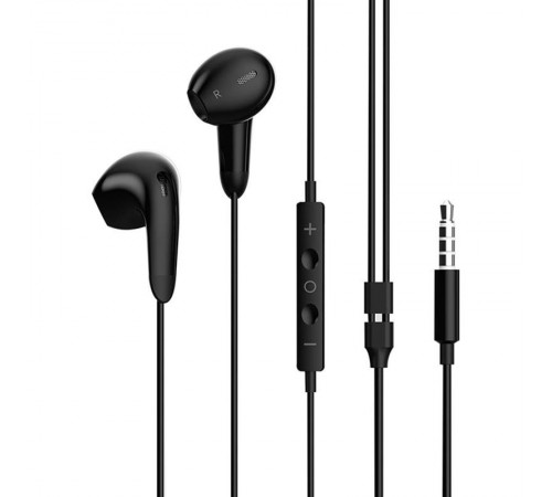 Гарнітура СolorWay 3.5 mm Wired Earphone Sound Wave Black (CW-WD04BK)