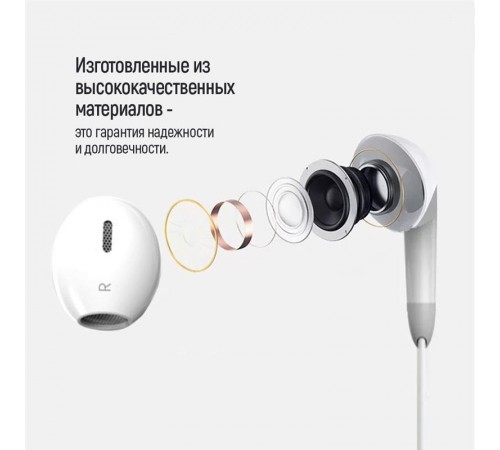 Гарнітура СolorWay 3.5 mm Wired Earphone Sound Wave White (CW-WD04WT)