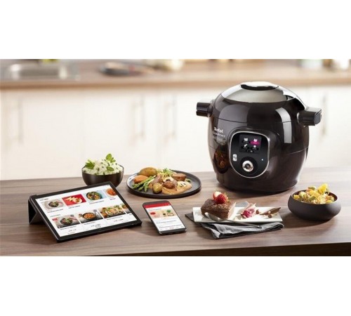 Мультиварка-скороварка Tefal Cook4me+ Connect CY855830