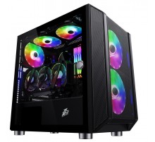 Корпус 1stPlayer D3-3F2-PLUS Black без БЖ