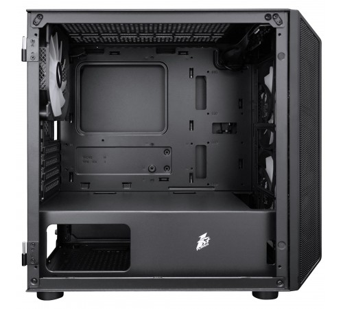 Корпус 1stPlayer D3-BK-3F7-14 Black без БЖ