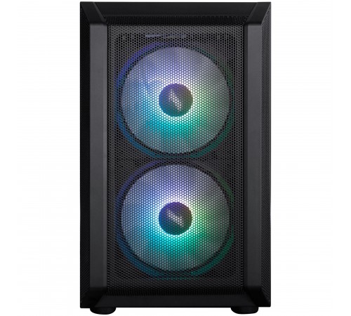 Корпус 1stPlayer D3-BK-3F7-14 Black без БЖ
