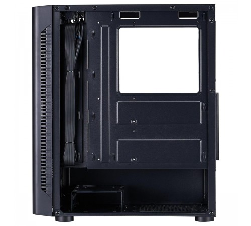 Корпус 1stPlayer D4-BK-4F1 Black без БЖ