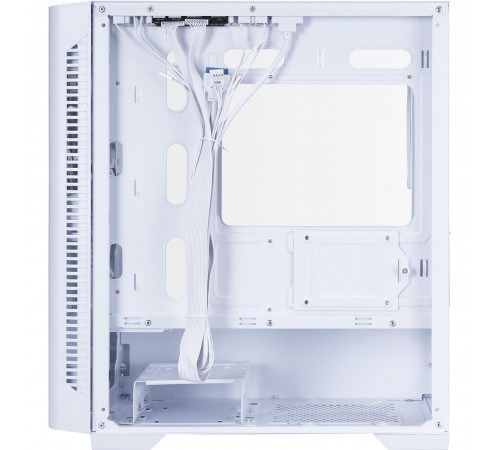 Корпус 1stPlayer D4-M-WH-2F1P-W-1F1-W White