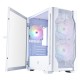 Корпус 1stPlayer D4-M-WH-2F1P-W-1F1-W White