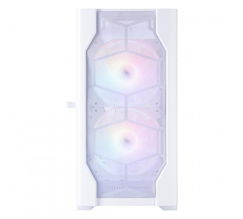 Корпус 1stPlayer D4-M-WH-2F1P-W-1F1-W White