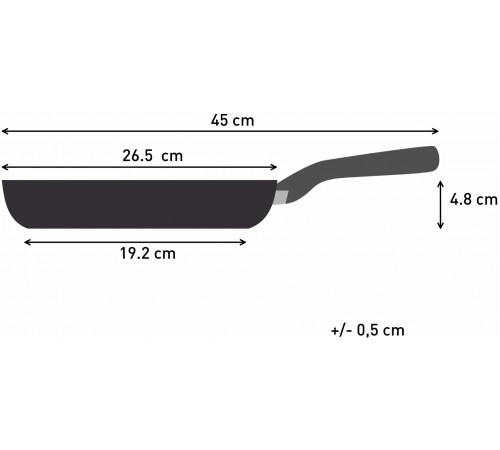 Сковорода Tefal Hard Stone 26 см (D4560553)