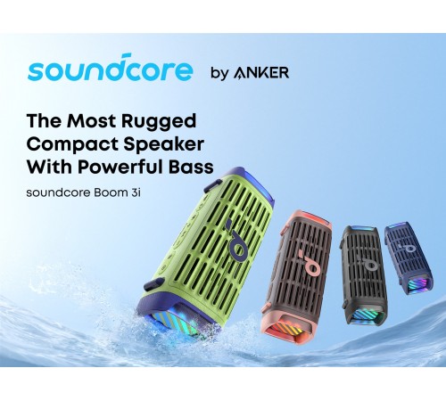 Акустична система Anker SoundCore Boom 3i Blue (D5100030)