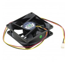 Вентилятор Titan DCF-8025L12S, 80x80х25 мм, 3-pin, чорний