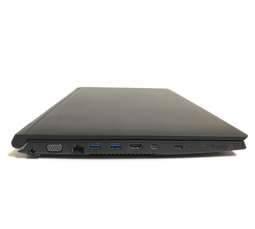 Ноутбук Clevo N350TW / 15.6" FullHD IPS / i7-8700T / 16GB / 128 GB + 750GB HDD / Win11Pro / Backlight / сканер відбитка - Б/в