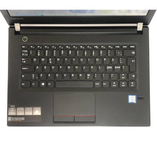Ноутбук Lenovo V510-14IKB / 14" (1366x768) / i3-6006U / 4GB / 128GB SSD / Win10 - Б/в