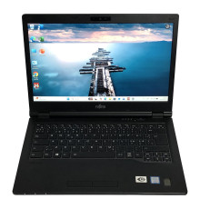 Ноутбук Fujitsu Lifebook E549 / 14" FullHD IPS / i5-8265U / 8GB / 256GB SSD / Win11Pro / Backlight / сканер відбитка - Б/в