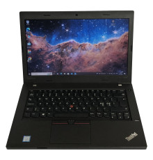 Ноутбук Lenovo ThinkPad L470 / 14" (1366х768) / i7-7500U / 16GB / 256GB SSD / AMD Radeon R5 M330, 2GB / 4G/LTE / Win10Pro / сканер відбитка - Б/в