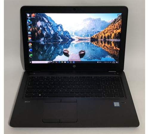 Ноутбук HP ZBook 15U G3 / 15.6" FullHD IPS / i7-6500U / 16GB / 256GB SSD / AMD FirePro W4190, 2GB / Win10Pro / Backlight / сканер відбитка - Б/в