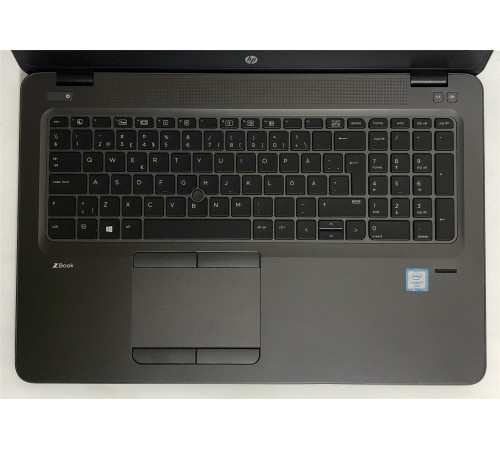Ноутбук HP ZBook 15U G3 / 15.6" FullHD IPS / i7-6500U / 16GB / 256GB SSD / AMD FirePro W4190, 2GB / Win10Pro / Backlight / сканер відбитка - Б/в