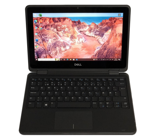 Ноутбук Dell Latitude 3190 2-in-1 / 11.6" (1366x768) IPS Touch / Pentium Silver N5000 / 4GB / 128GB SSD / Win10Pro - Б/в