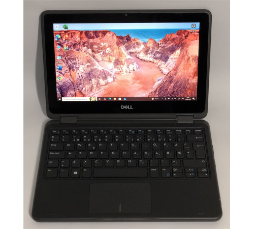 Ноутбук Dell Latitude 3190 2-in-1 / 11.6" (1366x768) IPS Touch / Pentium Silver N5000 / 4GB / 128GB SSD / Win10Pro - Б/в