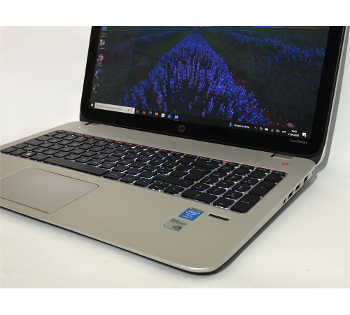 Ноутбук HP ENVY TouchSmart 15-j036eo / 15.6" FullHD IPS Touch / i7-4702MQ / 16GB / 1TB HDD / NVidia GeForce GT 750M, 2GB / Win10Pro / Backlight / сканер відбитка - Б/в