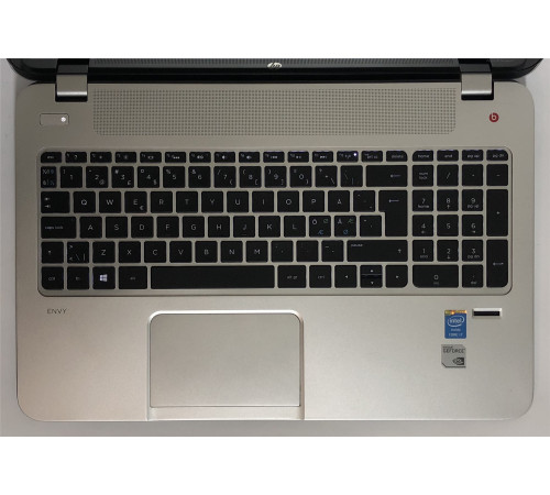 Ноутбук HP ENVY TouchSmart 15-j036eo / 15.6" FullHD IPS Touch / i7-4702MQ / 16GB / 1TB HDD / NVidia GeForce GT 750M, 2GB / Win10Pro / Backlight / сканер відбитка - Б/в