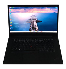 Ноутбук Lenovo ThinkPad P1 G2 Carbon / 15.6" (3840x2160) IPS Touch / Xeon E-2276M / 16GB / 512GB SSD / nVidia Quadro T2000, 4GB / Win11Pro / Backlight / сканер відбитка - Б/в