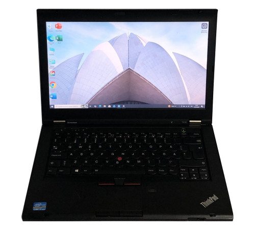 Ноутбук Lenovo ThinkPad T430 / 14" (1600х900) / i7-3520M / 8GB / 500GB HDD / NVidia Quadro NVS 5400M, 2GB / Win10Pro / Backlight / сканер відбитка - Б/в