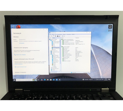 Ноутбук Lenovo ThinkPad T430 / 14" (1600х900) / i7-3520M / 8GB / 500GB HDD / NVidia Quadro NVS 5400M, 2GB / Win10Pro / Backlight / сканер відбитка - Б/в