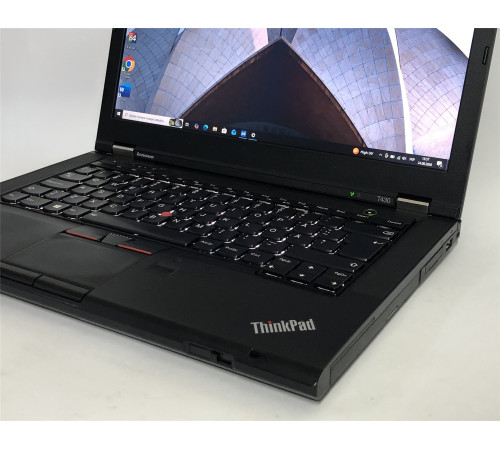 Ноутбук Lenovo ThinkPad T430 / 14" (1600х900) / i7-3520M / 8GB / 500GB HDD / NVidia Quadro NVS 5400M, 2GB / Win10Pro / Backlight / сканер відбитка - Б/в