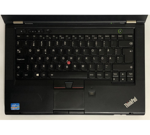 Ноутбук Lenovo ThinkPad T430 / 14" (1600х900) / i7-3520M / 8GB / 500GB HDD / NVidia Quadro NVS 5400M, 2GB / Win10Pro / Backlight / сканер відбитка - Б/в