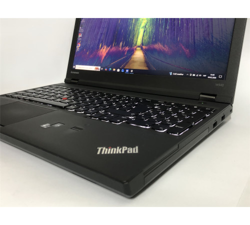Ноутбук Lenovo ThinkPad W540 / 15.6" FullHD / i7-4800MQ / 16GB / 256GB SSD / NVidia Quadro K2100M, 2GB / Win10Pro / Backlight / сканер відбитка - Б/в