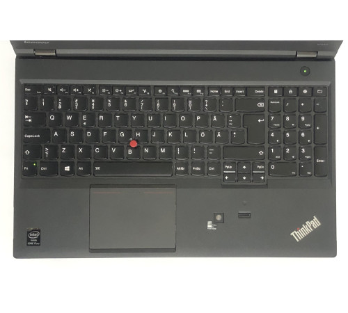 Ноутбук Lenovo ThinkPad W540 / 15.6" FullHD / i7-4800MQ / 16GB / 256GB SSD / NVidia Quadro K2100M, 2GB / Win10Pro / Backlight / сканер відбитка - Б/в