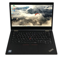 Ноутбук Lenovo ThinkPad X390 Yoga / 13.3" FullHD IPS Touch / i5-8265U / 8GB / 256GB SSD / Win10 / Backlight / сканер відбитка - Б/в