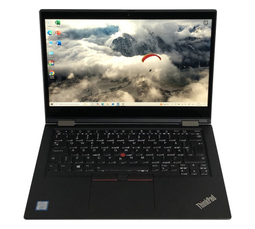 Ноутбук Lenovo ThinkPad X390 Yoga / 13.3" FullHD IPS Touch / i5-8265U / 8GB / 256GB SSD / Win10 / Backlight / сканер відбитка - Б/в