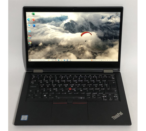 Ноутбук Lenovo ThinkPad X390 Yoga / 13.3" FullHD IPS Touch / i5-8265U / 8GB / 256GB SSD / Win10 / Backlight / сканер відбитка - Б/в