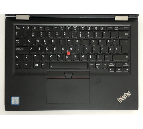 Ноутбук Lenovo ThinkPad X390 Yoga / 13.3" FullHD IPS Touch / i5-8265U / 8GB / 256GB SSD / Win10 / Backlight / сканер відбитка - Б/в