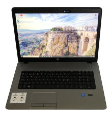 Ноутбук HP ProBook 470 G1 / 17.3" (1600x900) / i3-4000M / 8GB / 500GB HDD / AMD Radeon HD 8750M, 1GB / Win10Pro / сканер відбитка - Б/в