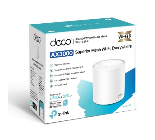 WiFi Mesh-система TP-Link Deco X50(1-pack)