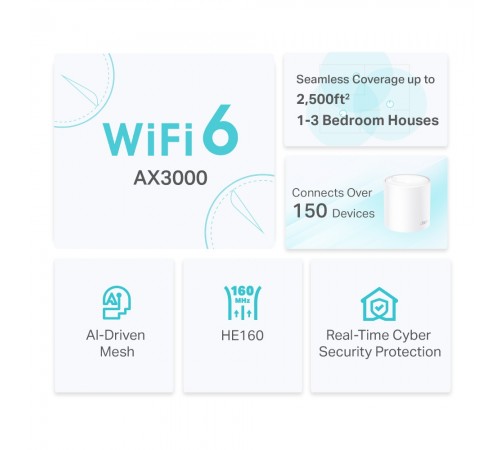 WiFi Mesh-система TP-Link Deco X50(1-pack)
