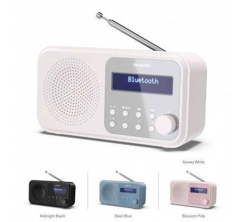Радіоприймач Sharp DR-P420 Snowy White (DR-P420(WH))