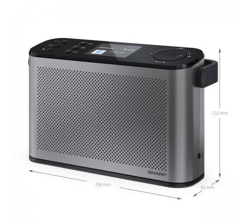 Радіоприймач Sharp DR-P540 Grey (DR-P540(GY))