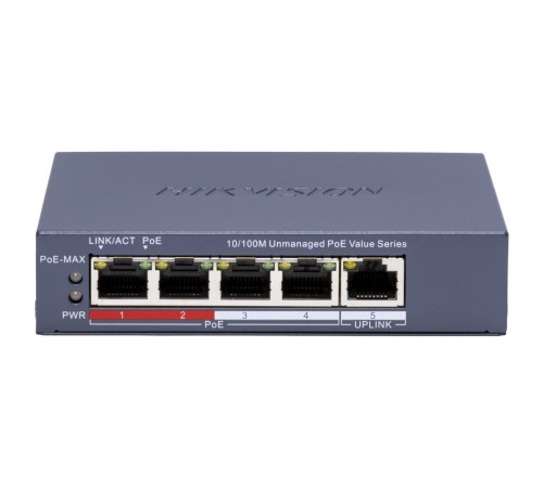 Комутатор Hikvision DS-3E0105P-E/M(C) POE Комутатор Hikvision DS-3E0105P-E/M(C) POE