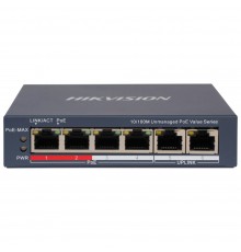 Комутатор Hikvision DS-3E0106P-E/M(B) POE