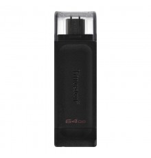 Флеш-накопичувач USB3.2 64GB Type-C Kingston DataTraveler 70 Black (DT70/64GB)