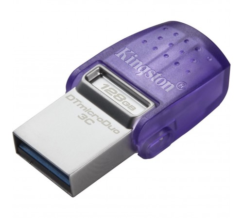 Флеш-накопичувач USB3.2 128GB Type-C Kingston DataTraveler microDuo 3C (DTDUO3CG3/128GB)