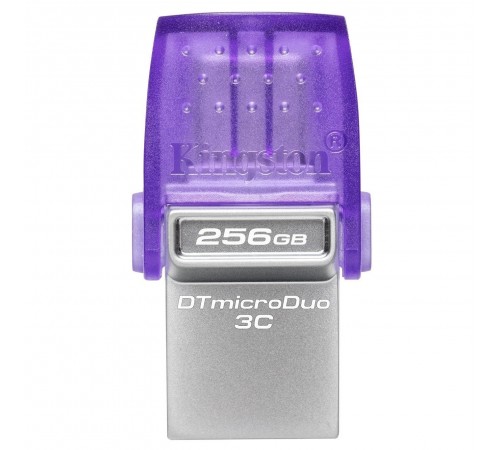 Флеш-накопичувач USB3.2 256GB Type-C Kingston DataTraveler microDuo 3C (DTDUO3CG3/256GB)