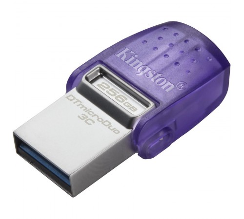 Флеш-накопичувач USB3.2 256GB Type-C Kingston DataTraveler microDuo 3C (DTDUO3CG3/256GB)