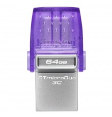 Флеш-накопичувач USB3.2 64GB Type-C Kingston DataTraveler microDuo 3C (DTDUO3CG3/64GB)