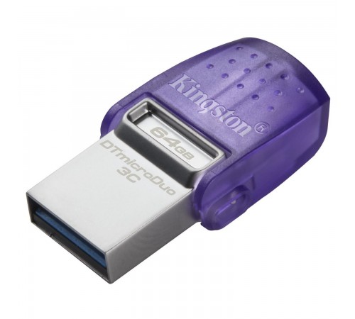 Флеш-накопичувач USB3.2 64GB Type-C Kingston DataTraveler microDuo 3C (DTDUO3CG3/64GB)